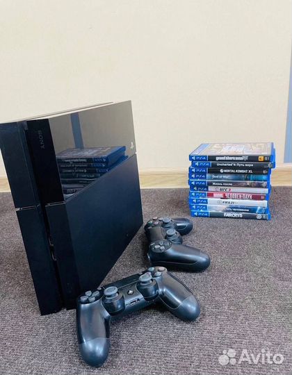 Sony PS4 fat 500gb+138 игр