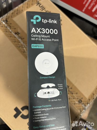 Точка доступа TP-link EAP650 AX3000 Omada