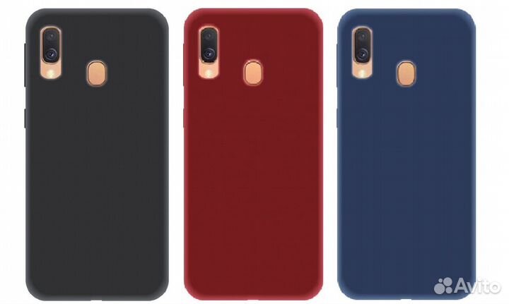 Чехлы-накладки для Samsung Galaxy A40 (3 цвета)