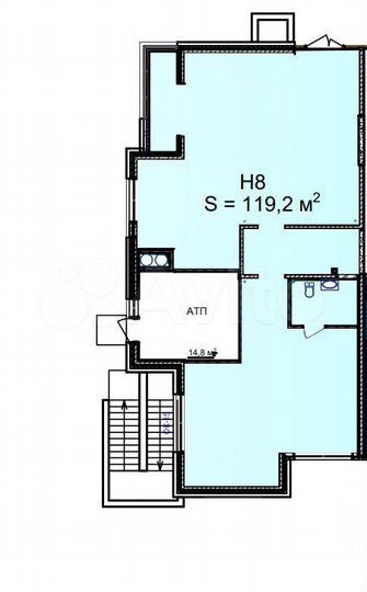 Свободного назначения, 119.2 м²