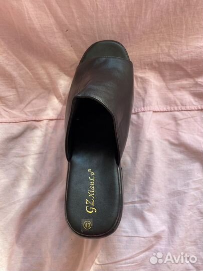 Сабо женские 41 размер натуральная кожа