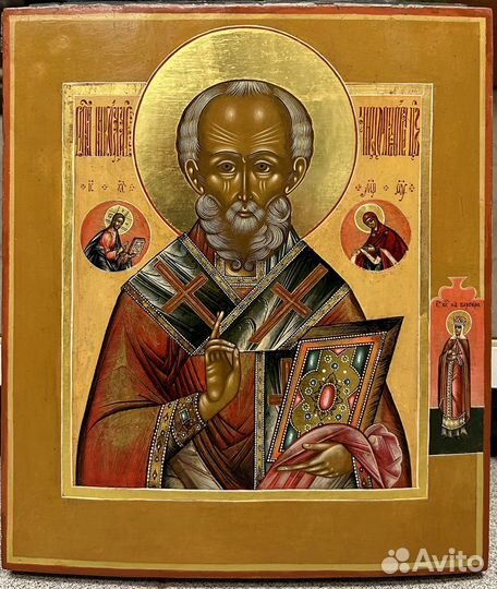 Икона Святой Николай Чудотворец Письмо