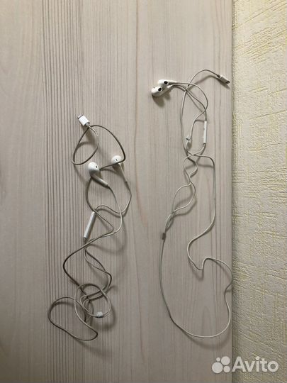 Наушники apple проводные lightning