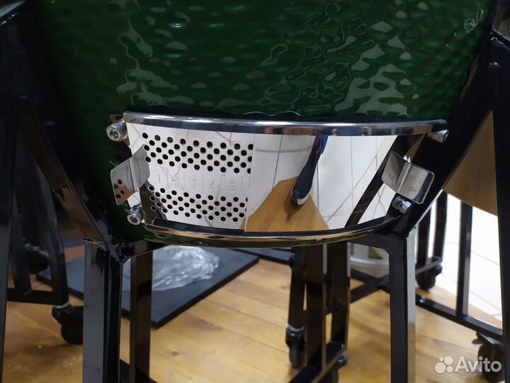 Керамический гриль-барбекю 18 дюйма зеленый 48см