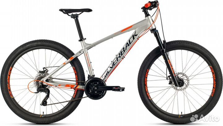 Велосипед silverback stride 27 MD (2023) Silver/Ci