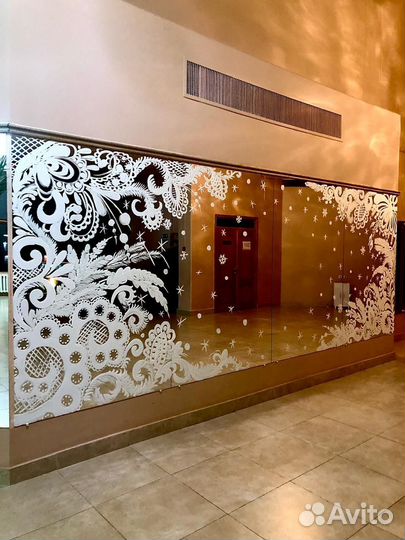 Ручная роспись зеркал