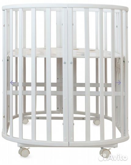 Кроватка Loona Zea 9 в 1, белая