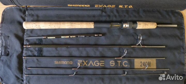 Спиннинг shimano exage stc 2.10-2.40, 10-30г