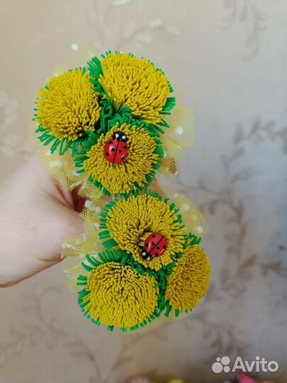 Бантики цветочки