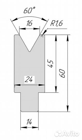 Матрицы-вставки amada 60