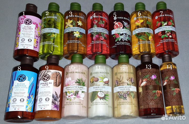 Гели д/душа,шампуни, бальзамы Yves Roche
