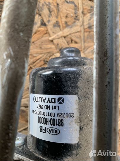 Моторчик дворников kia rio 4