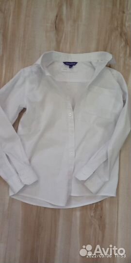 Рубашки школьные на мальчика 122 см