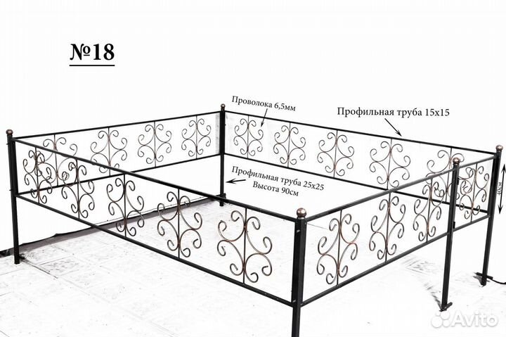 Ритуальные оградки
