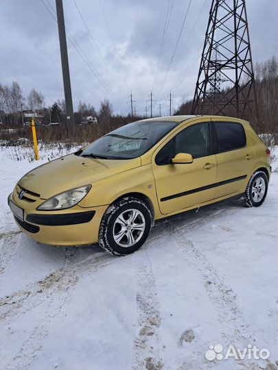 Peugeot 307 1.6 МТ, 2001, 141 438 км