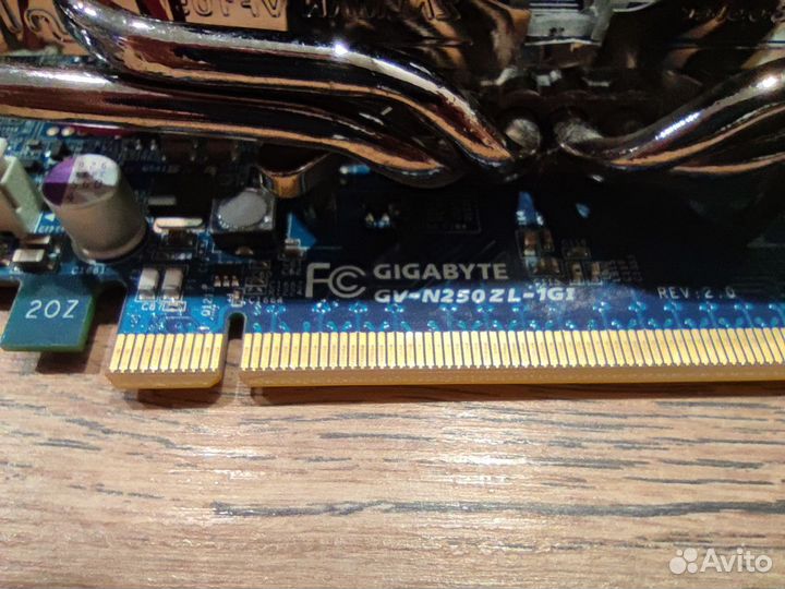 Видеокарта gigabyte GV-N250ZL-1GI GeForce 1 Гб
