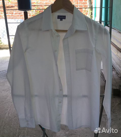 Рубашка школьная белая