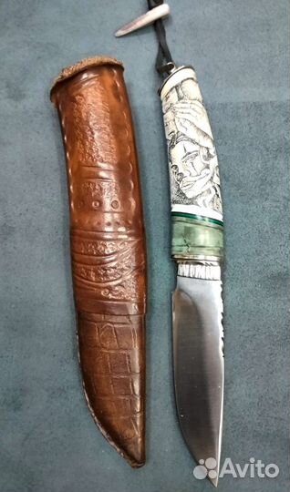 Нож охотничий мастера Олега Забелы