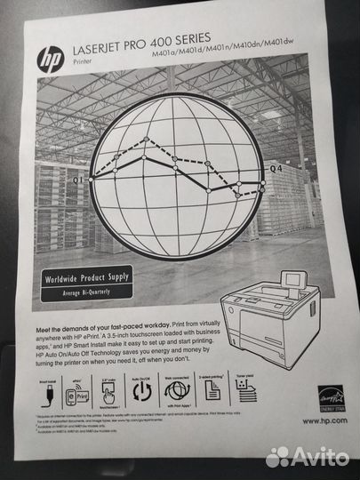 Принтер лазерный HP LaserJet 400 M401a