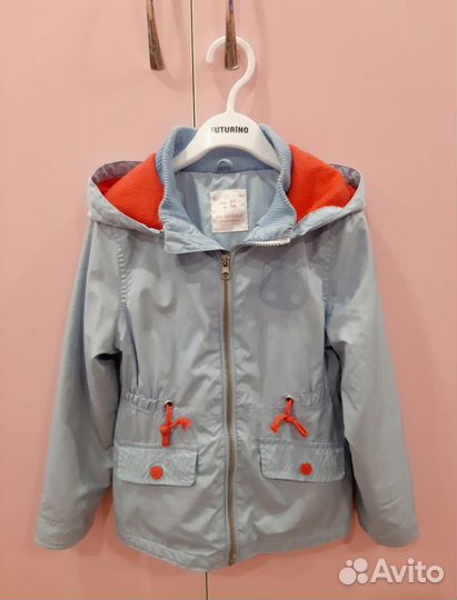 Куртка -ветровка на девочку 4-5 лет