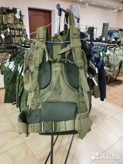 Тактический рюкзак 75л мох, мультикам