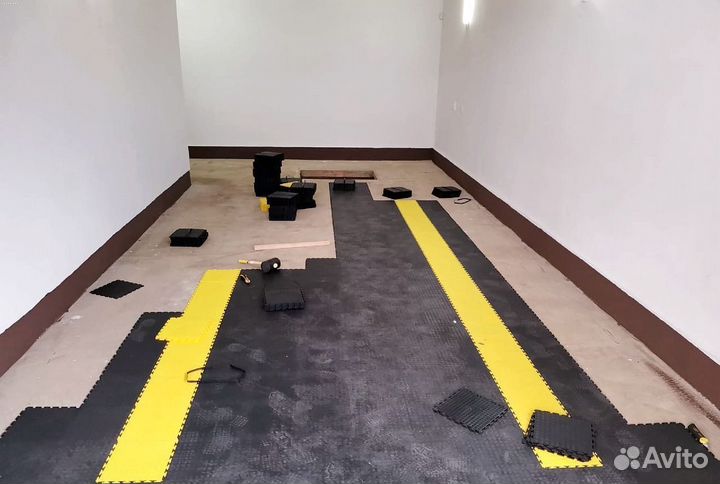 Модульный пол для гаража