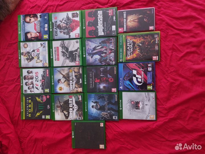 Игры на xbox one, Playstation,nintendo