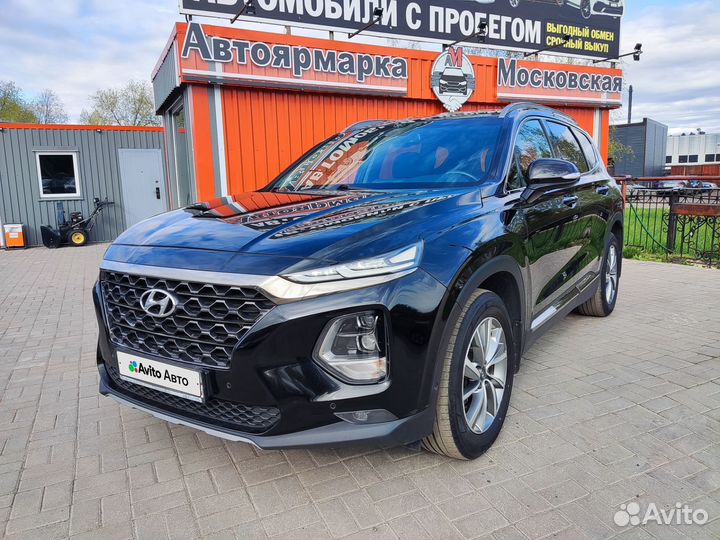 Hyundai Santa Fe 2.2 AT, 2019, 126 000 км