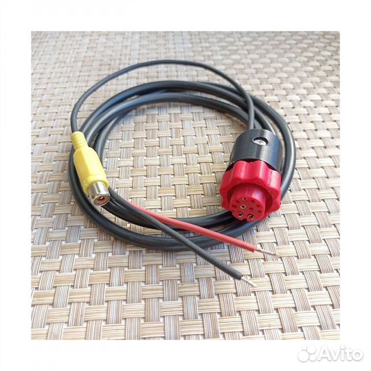 Кабель для эхолота Ловранс с видео входом RCA 12v