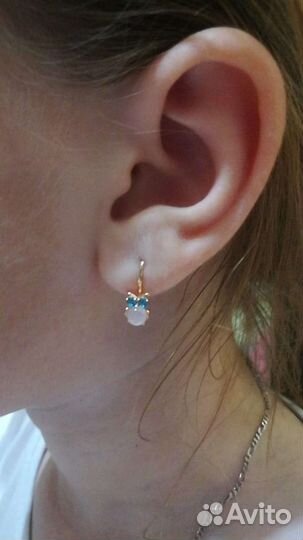 Детские золотые серьги