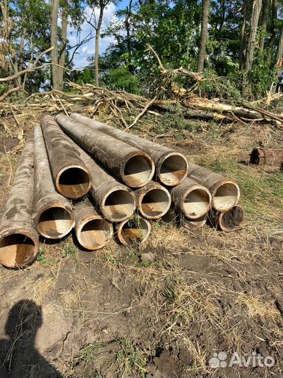 Асбестовая труба диаметром 200 мм, длина 6 метров