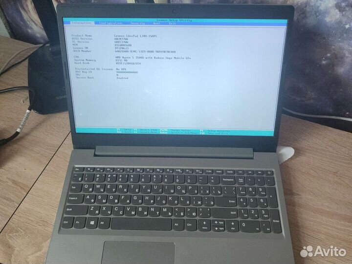 Lenovo Ideapad l340 15api