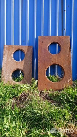 Плиты чугуные на печку