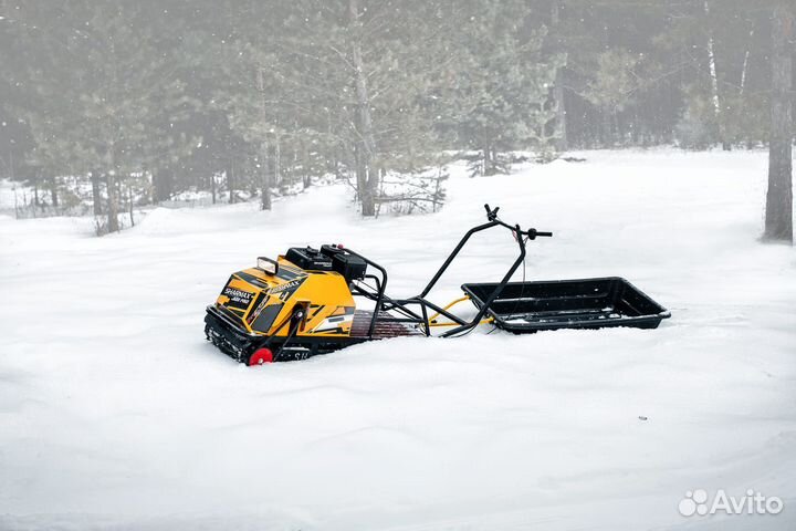 Sharmax S500 1450 HP 20 Enduro + сани и кресло