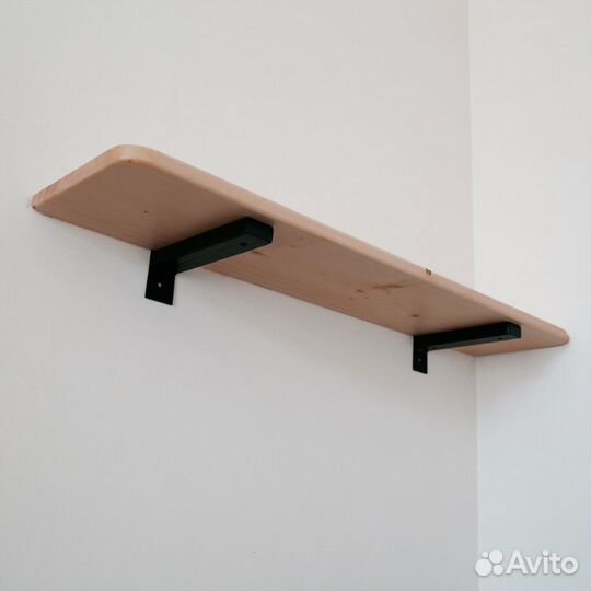 Полка книжная настенная массив сосны