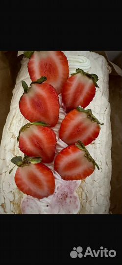 Меренговый рулет