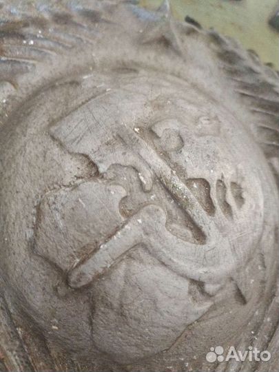 Герб СССР железнодорожный металл