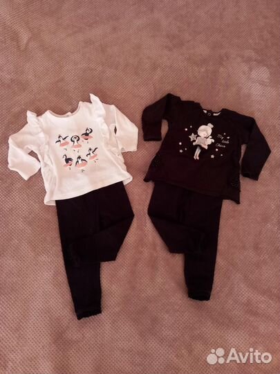 Пакет вещей на девочку осень-зима 74-80 размер