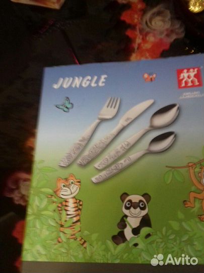 Новый набор детских столовых приборов
