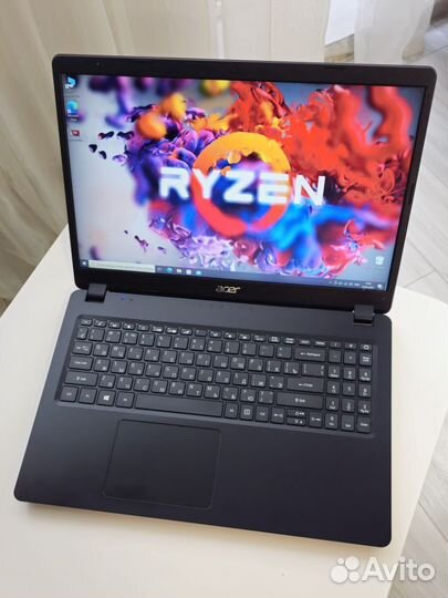 Мощный 15.6FHD ryzen 7 3700/RX vega 10/10 GB