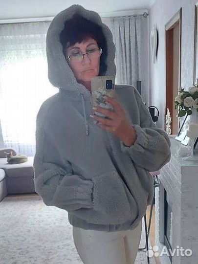 Шубка -курточка тедди