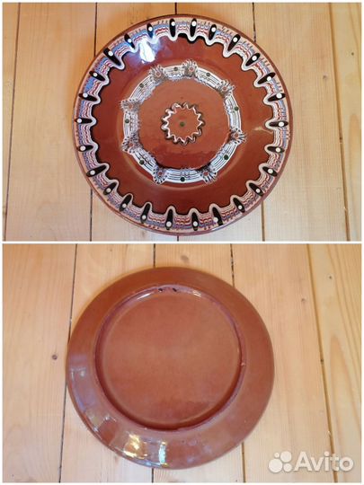 Тарелка керамическая декоративная. Болгария. СССР