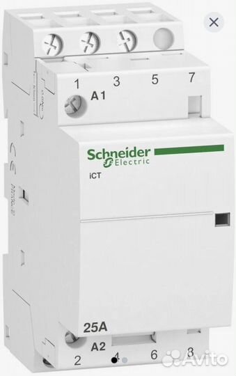 Модульный контактор 3NO 25A сплит системы