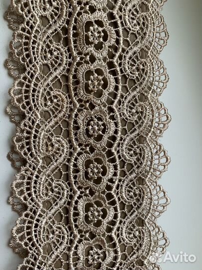 Пояс кушак ремень с кружевом женский широкий