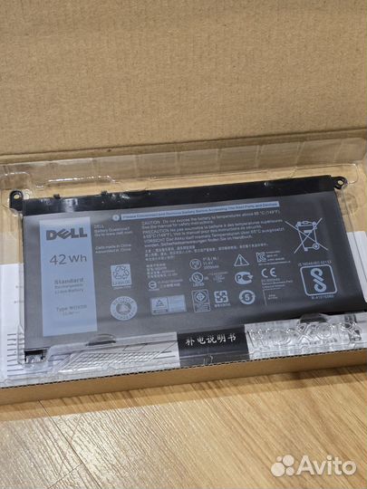 Аккумулятор для ноутбука Dell WDX0R 42Wh