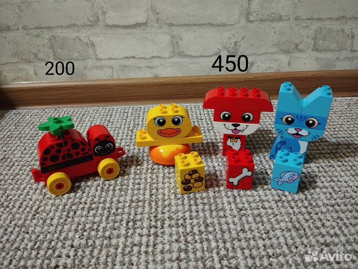 Lego duplo аэропорт 10871, мои первые животные