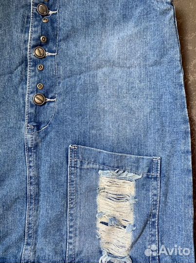 Джинсовый сарафан