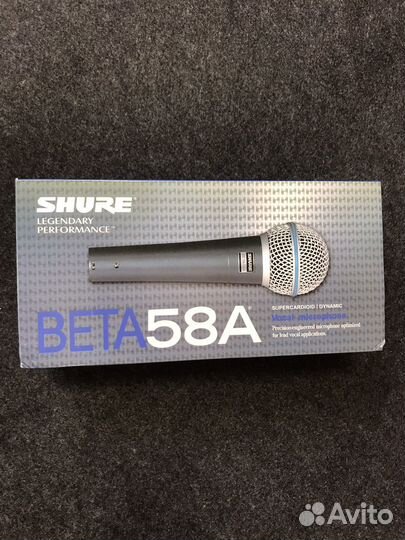 Микрофон shure beta 58a