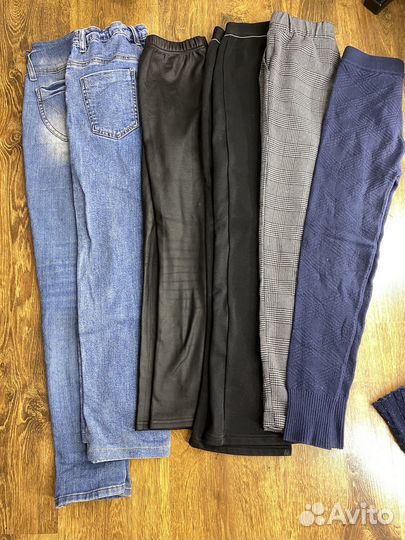 Пакет вещей, брюк для девочки 140