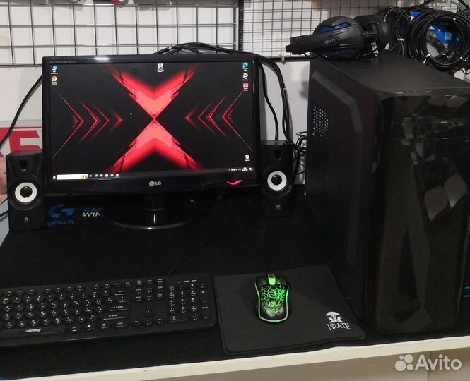 Компьютер i5 /4 ядра полный комплект с монитором